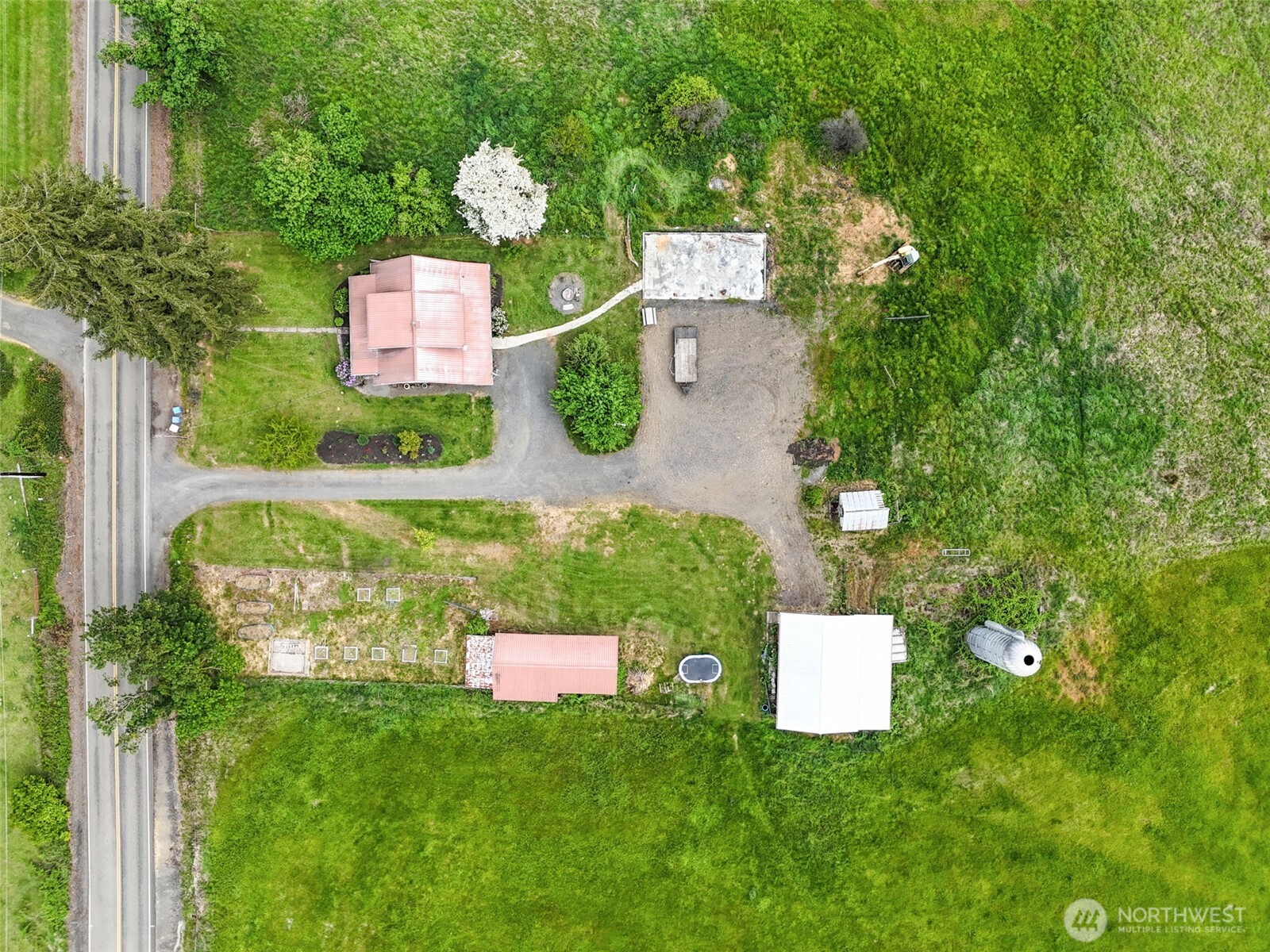 2163 Wildwood Road Curtis, WA 98538 - Photo 33 of 36 an aerial view of a house