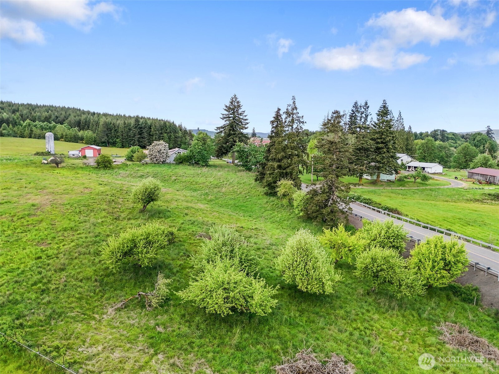2163 Wildwood Road Curtis, WA 98538 - Photo 35 of 36 a view of a garden with houses