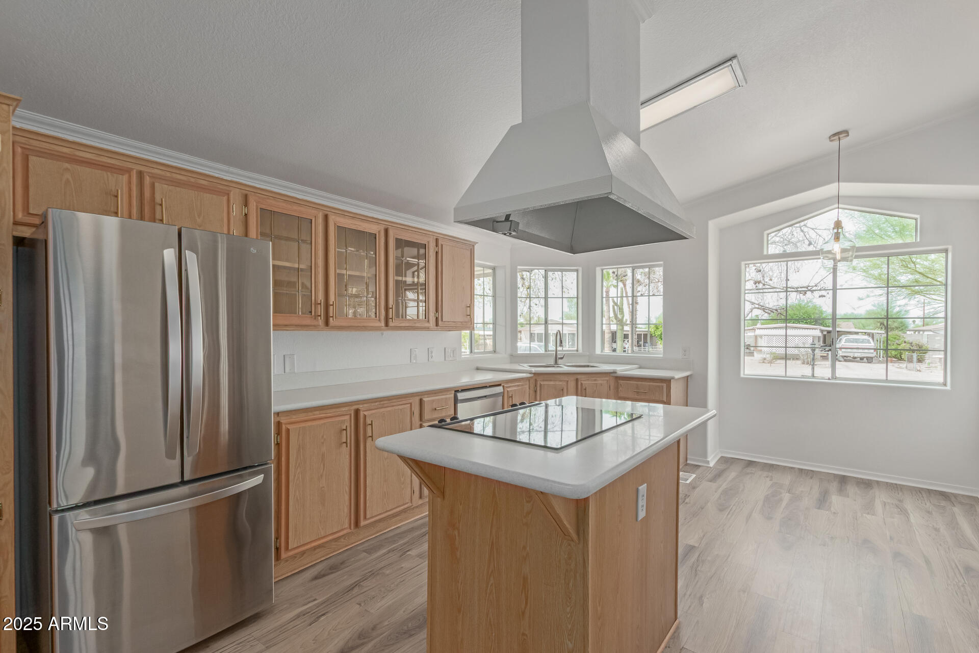 2311 South Descanso Road Apache Junction, AZ 85119 - Photo 11 of 35 a kitchen that has a sink refrigerator and window
