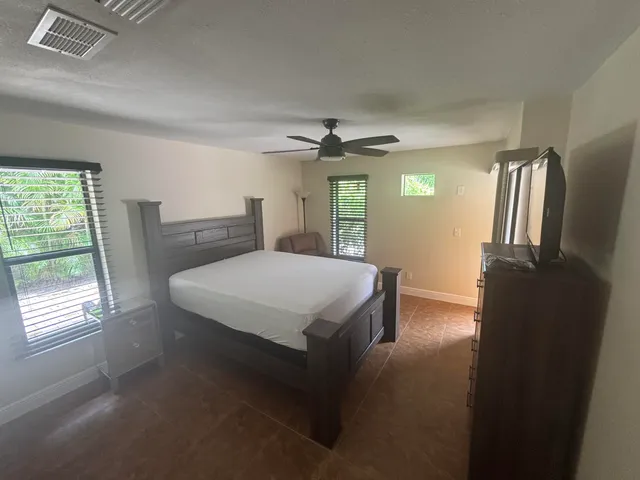 a very nice looking room with a large window