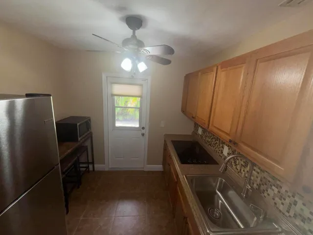 a room with furniture and a window