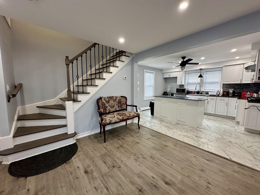 240 Russellville Road Westfield, MA 01085 - Photo 10 of 19 a view of kitchen with sink and wooden floor