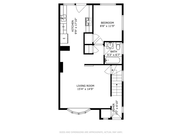 a picture of a bench in front of a wall