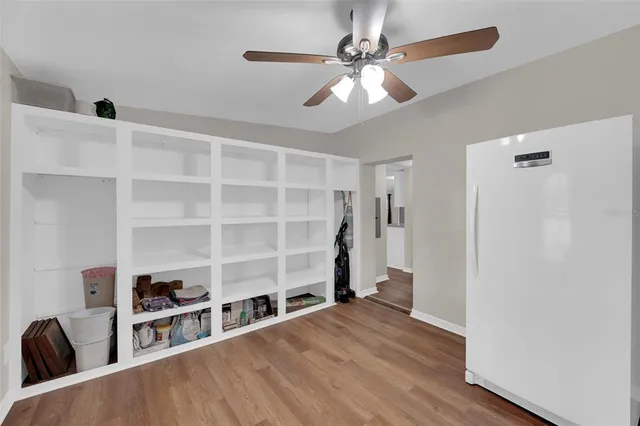 a view of a storage & utility room
