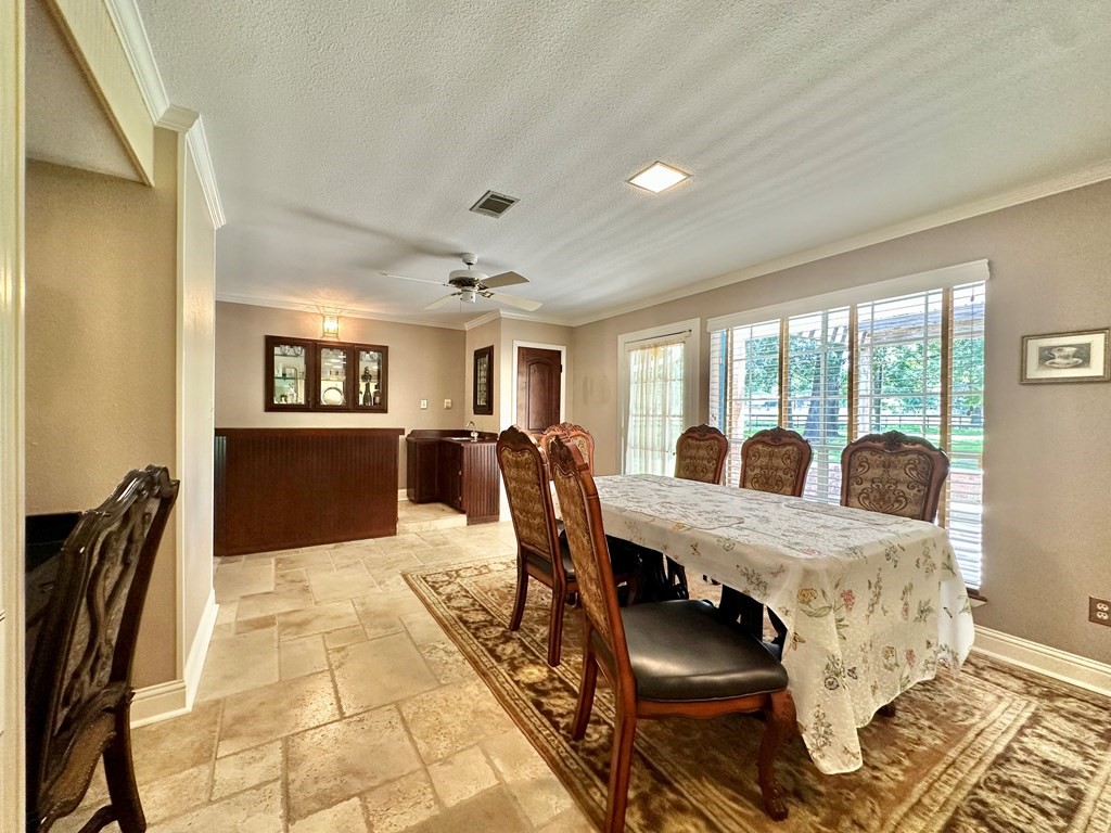 3405 Bethlehem Road Hudson, TX 75904 - Photo 15 of 41 a view of a dining room with furniture window and outside view