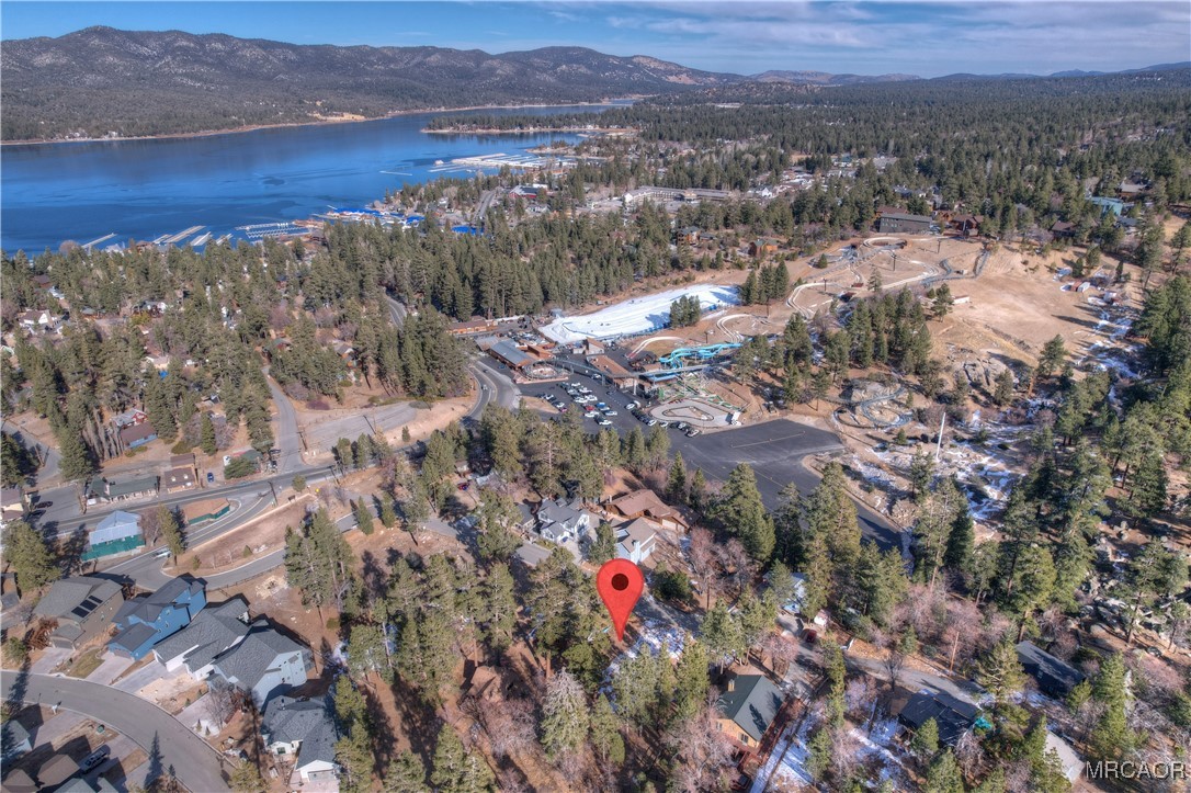 844 Talmadge Road Big Bear Lake, CA 92315 - Photo 3 of 14 a view of a city with mountains in the background