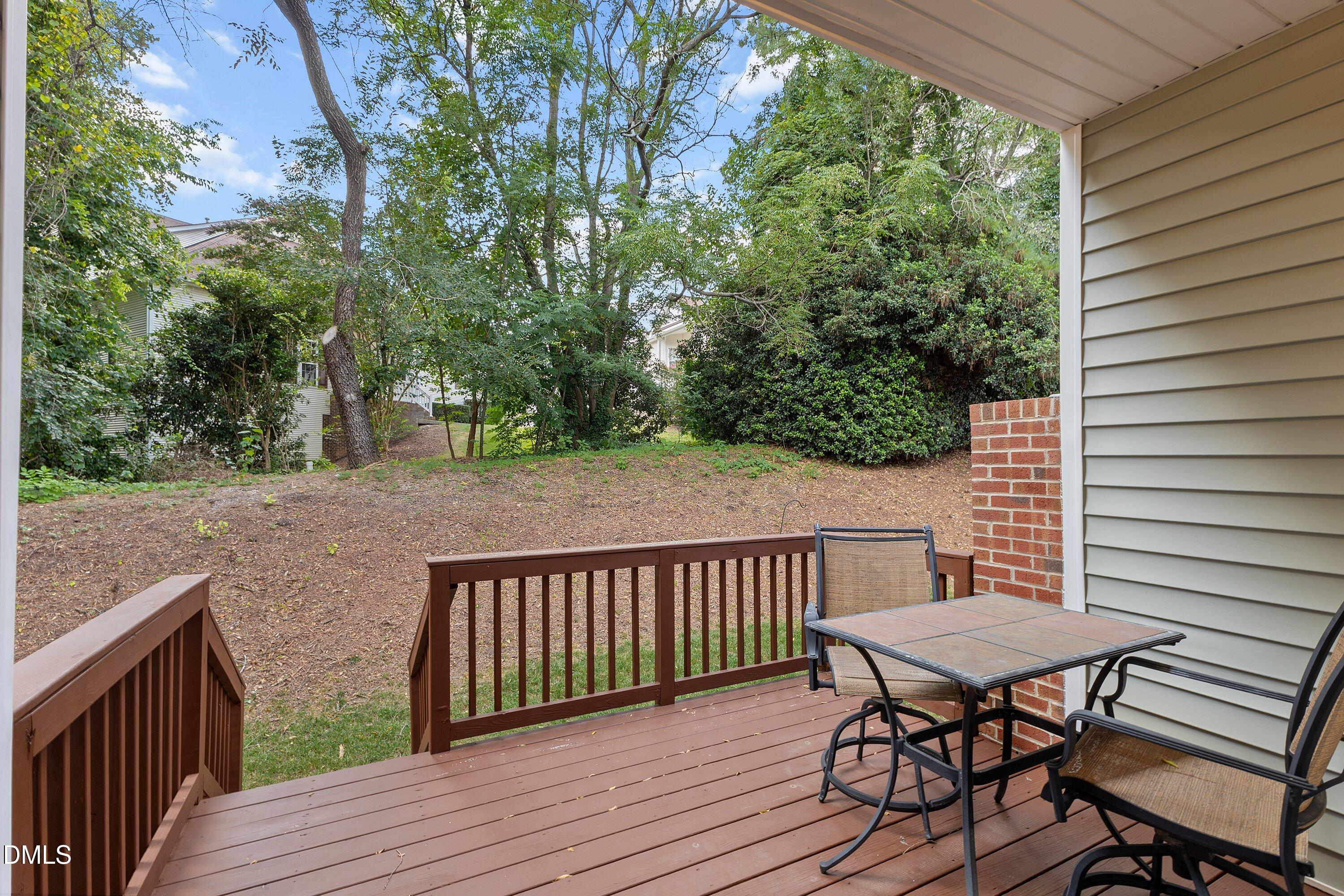 6001 Four Townes Lane Raleigh, NC 27616 - Photo 48 of 56 Enjoy wooded views from your deck!