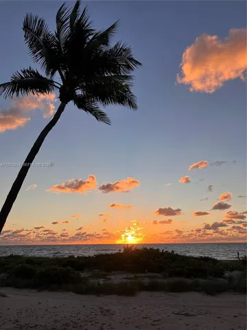 a view of a building with a garden