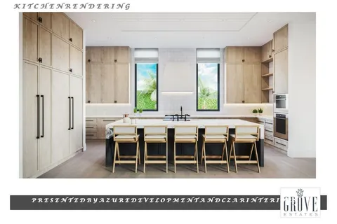 a view of a dining room with furniture and window