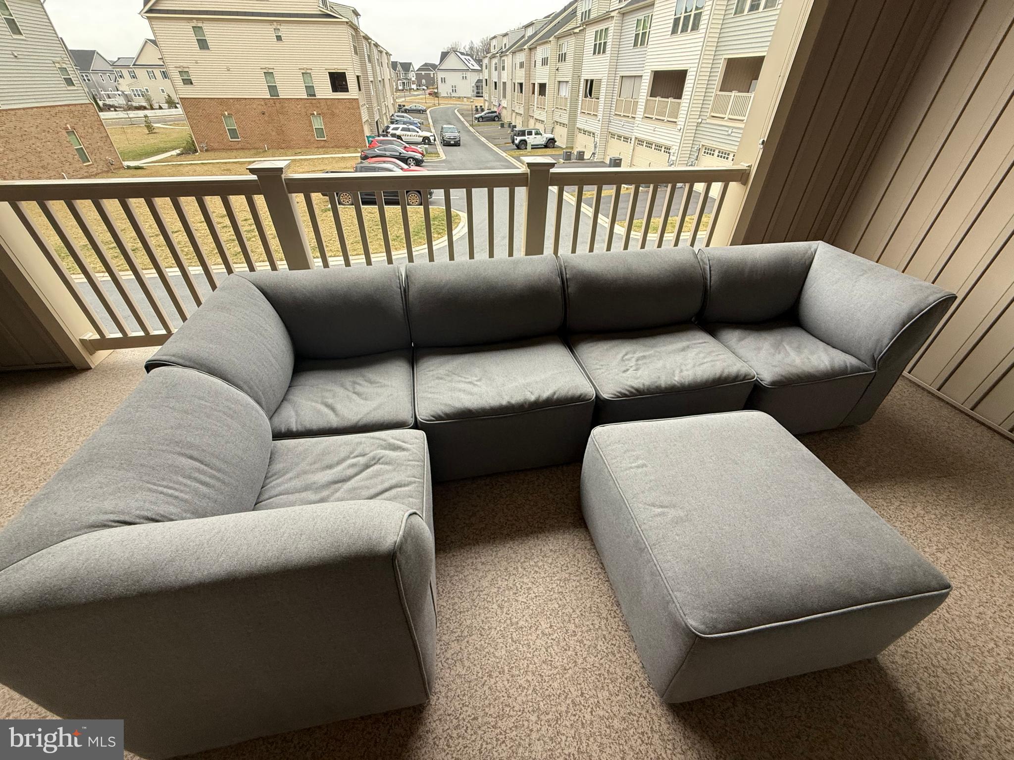 4607 Plum Road Monrovia, MD 21770 - Photo 38 of 52 a balcony with couch and a couch
