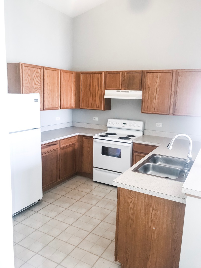 1131 Silverstone Drive, Unit 1131 Carpentersville, IL 60110 - Photo 15 of 23 a kitchen with a sink a stove and cabinets