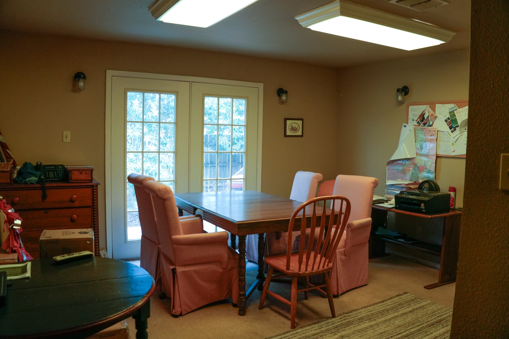 1400 Fm 609 Road Muldoon, TX 78949 - Photo 8 of 24 Dining room featuring light colored carpet