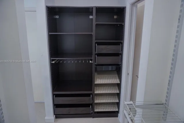 a view of walk in closet