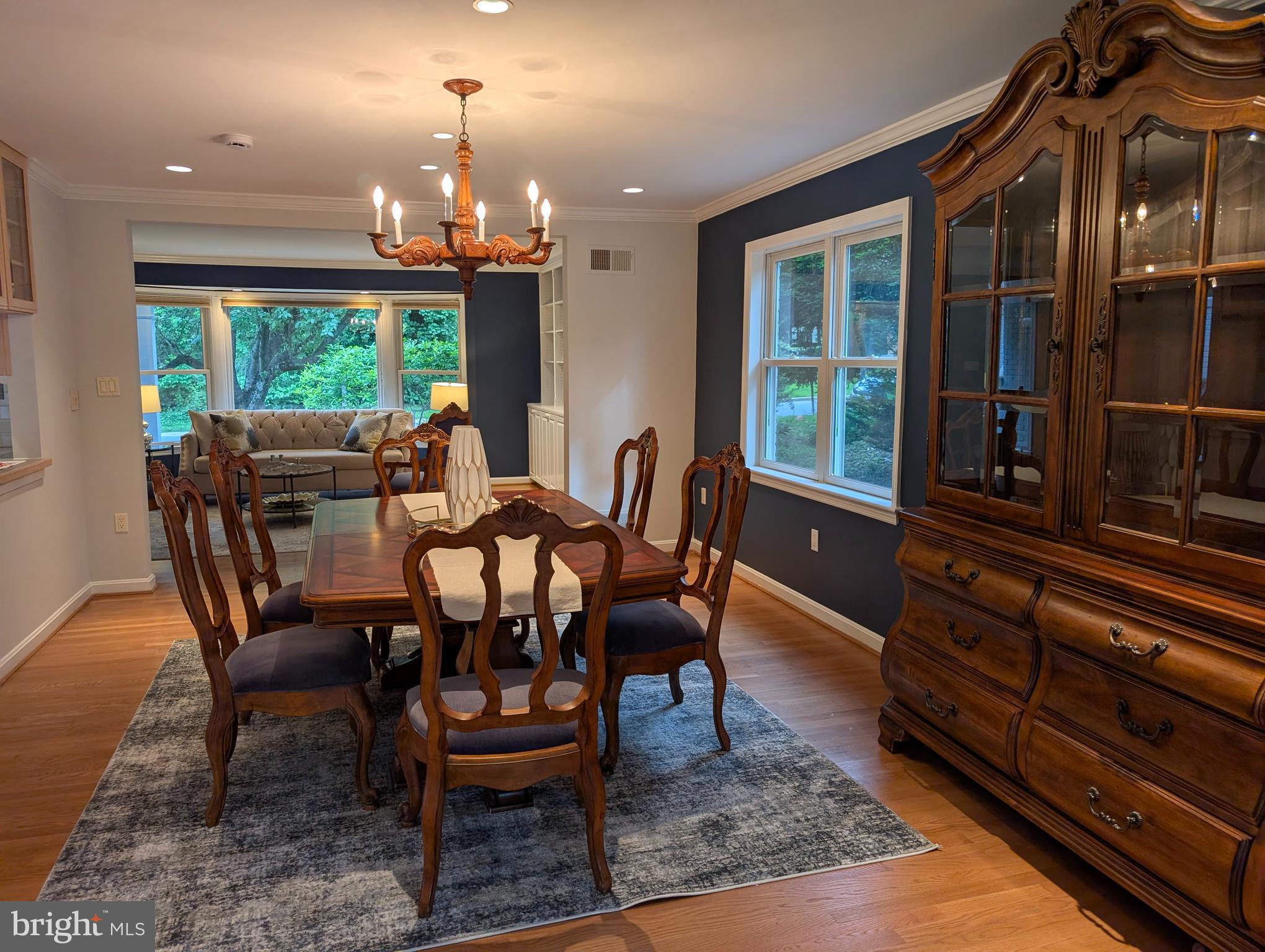 9510 Clement Road Silver Spring, MD 20910 - Photo 8 of 80 a view of a dining room with furniture window and outside view