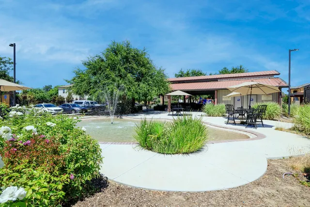 a view of outdoor space with garden