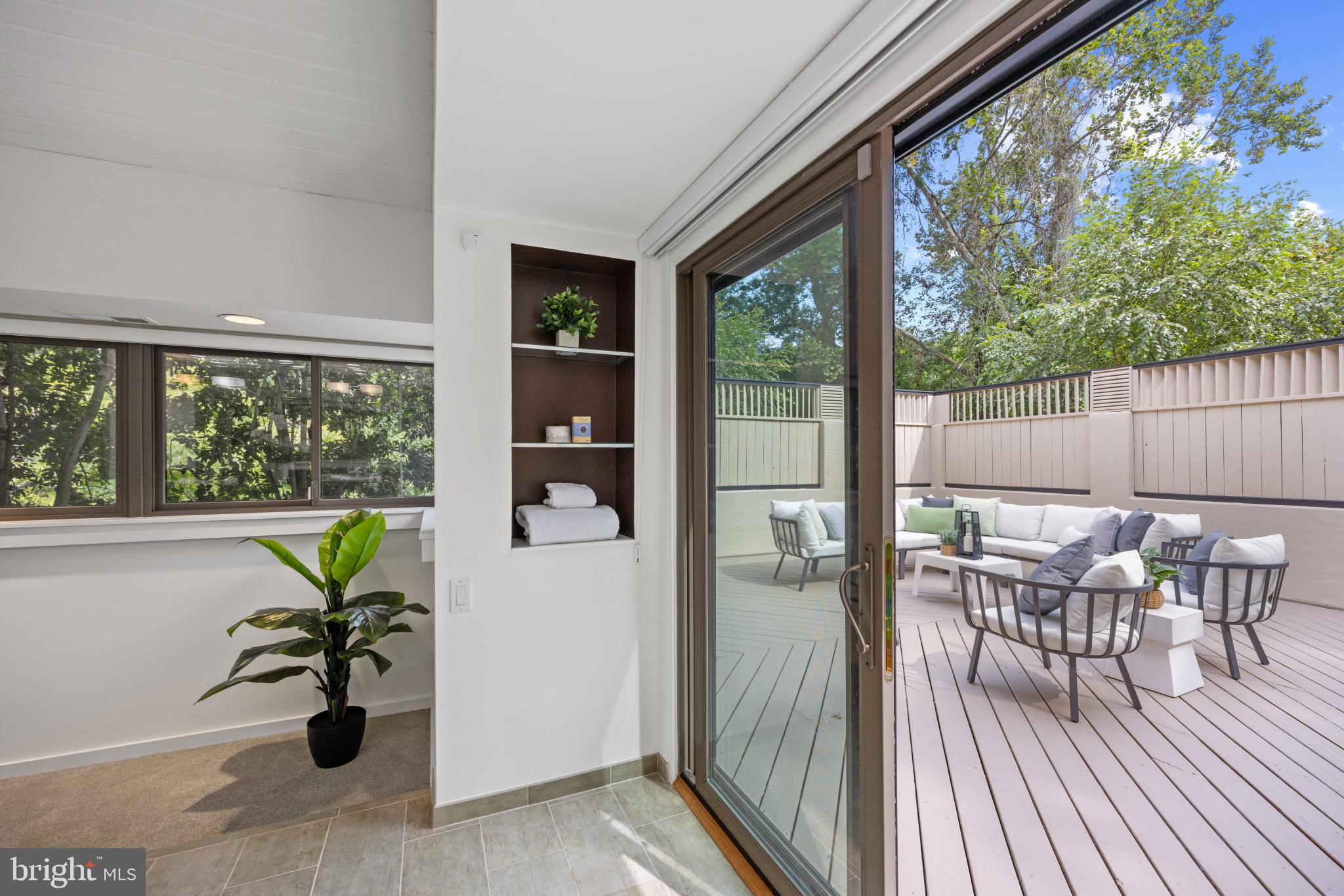 7828 Southdown Road Alexandria, VA 22308 - Photo 36 of 50 Enjoy Yoga on your private deck