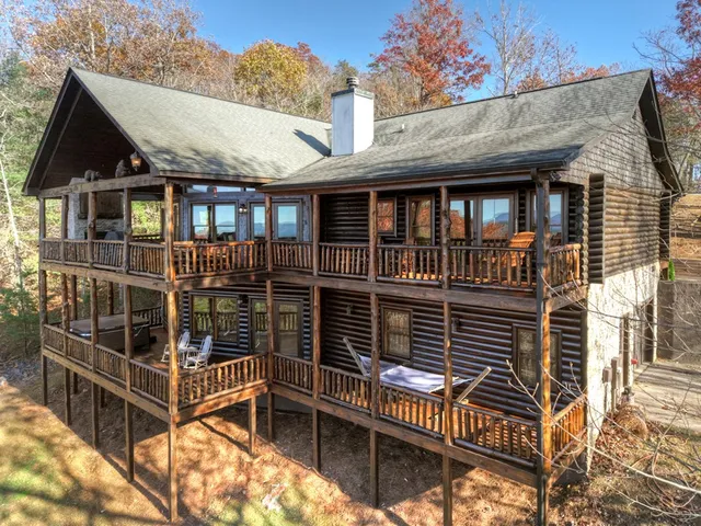 a view of a two chairs in the deck