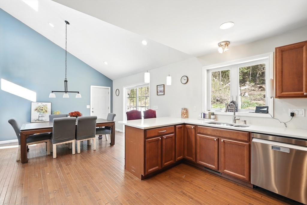 47 Old Chester Road Huntington, MA 01050 - Photo 11 of 36 a kitchen with a sink cabinets and wooden floor