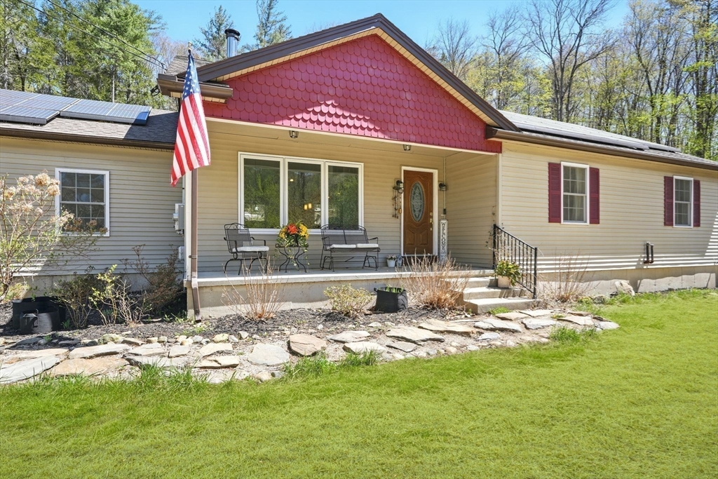 47 Old Chester Road Huntington, MA 01050 - Photo 25 of 36 a front view of a house with swimming pool