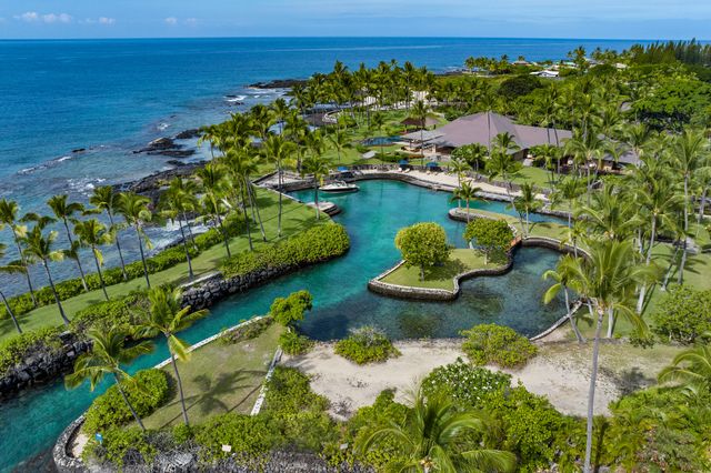a view of a lake with a mountain