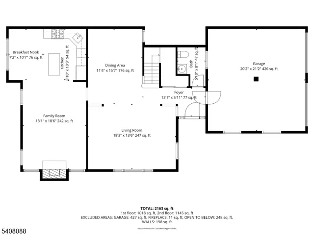 a picture of a floor plan
