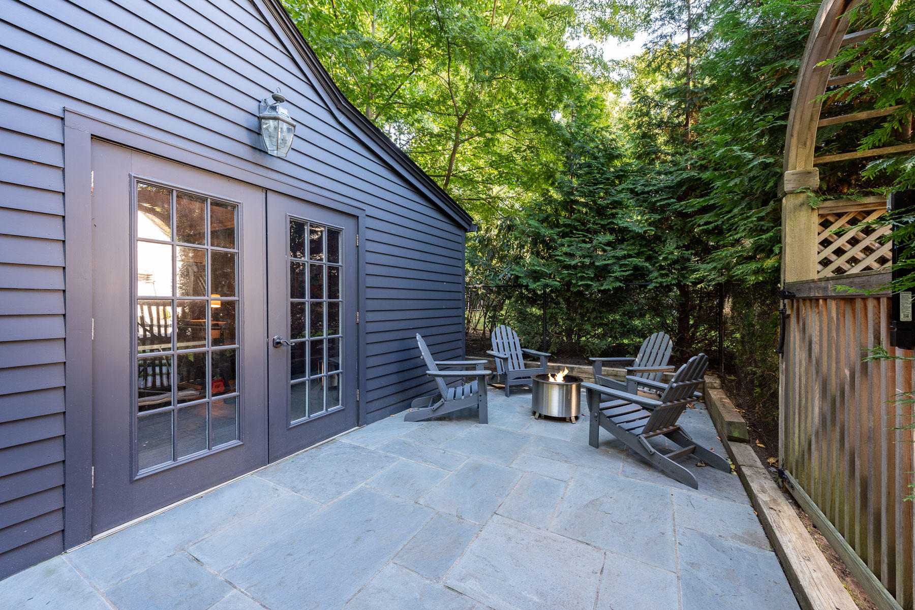 10 Meadowbrook Road Darien, CT 06820 - Photo 28 of 42 a view of backyard with outdoor seating