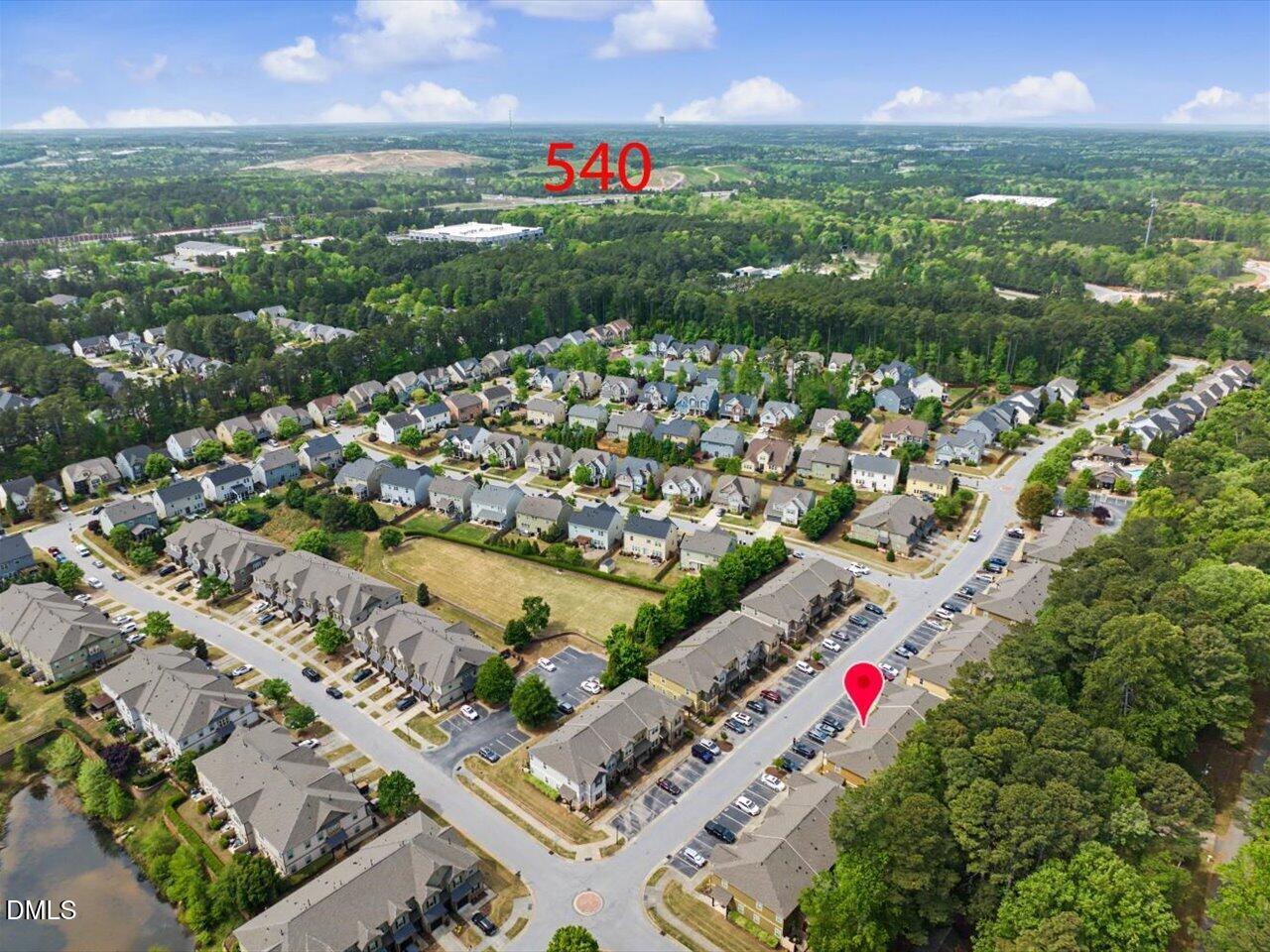 718 Wickham Ridge Road Apex, NC 27539 - Photo 46 of 54 56-Aerial View