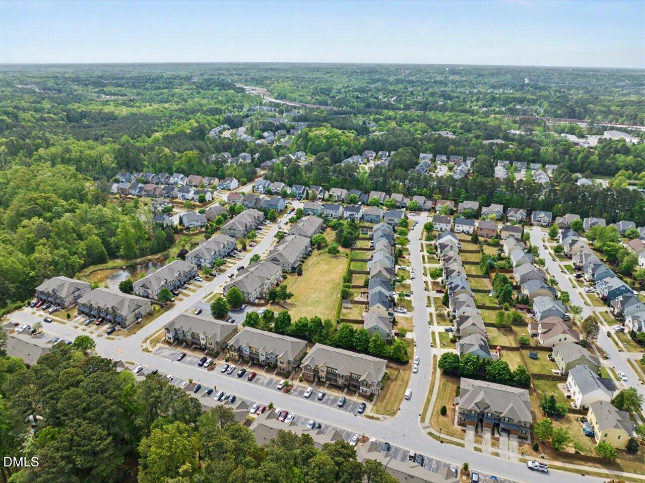 718 Wickham Ridge Road Apex, NC 27539 - Photo 47 of 54 57-Aerial View