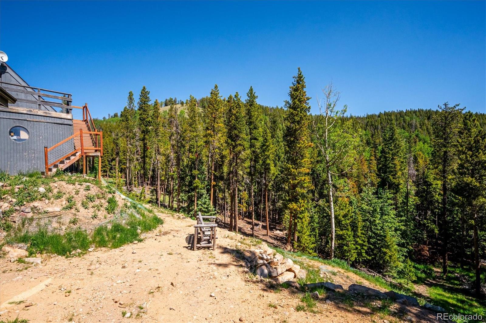 1633 Sinton Road Evergreen, CO 80439 - Photo 45 of 50 a view of a yard with a house in the background