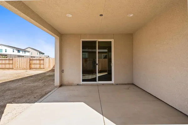 a view of front door