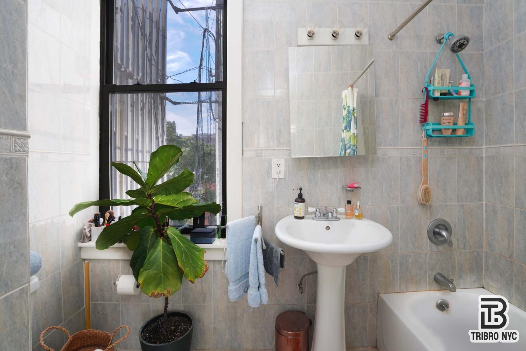 301 West 20th Street, Unit 2A Manhattan, NY 10011 - Photo 1 of 6 a bathroom with a sink a toilet and mirror