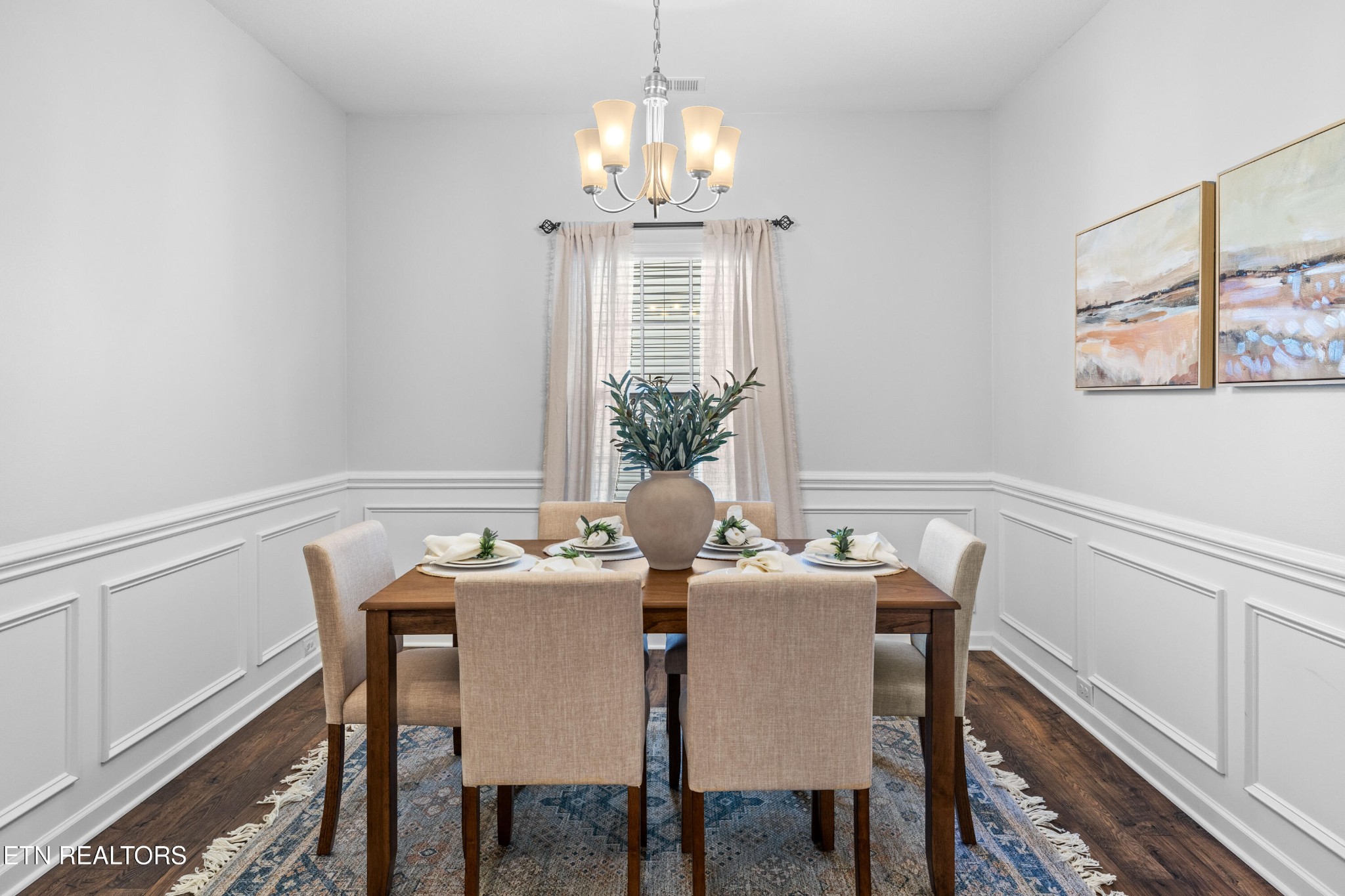 6150 Pembridge Road Knoxville, TN 37912 - Photo 16 of 34 a view of a dining room with furniture window and outside view