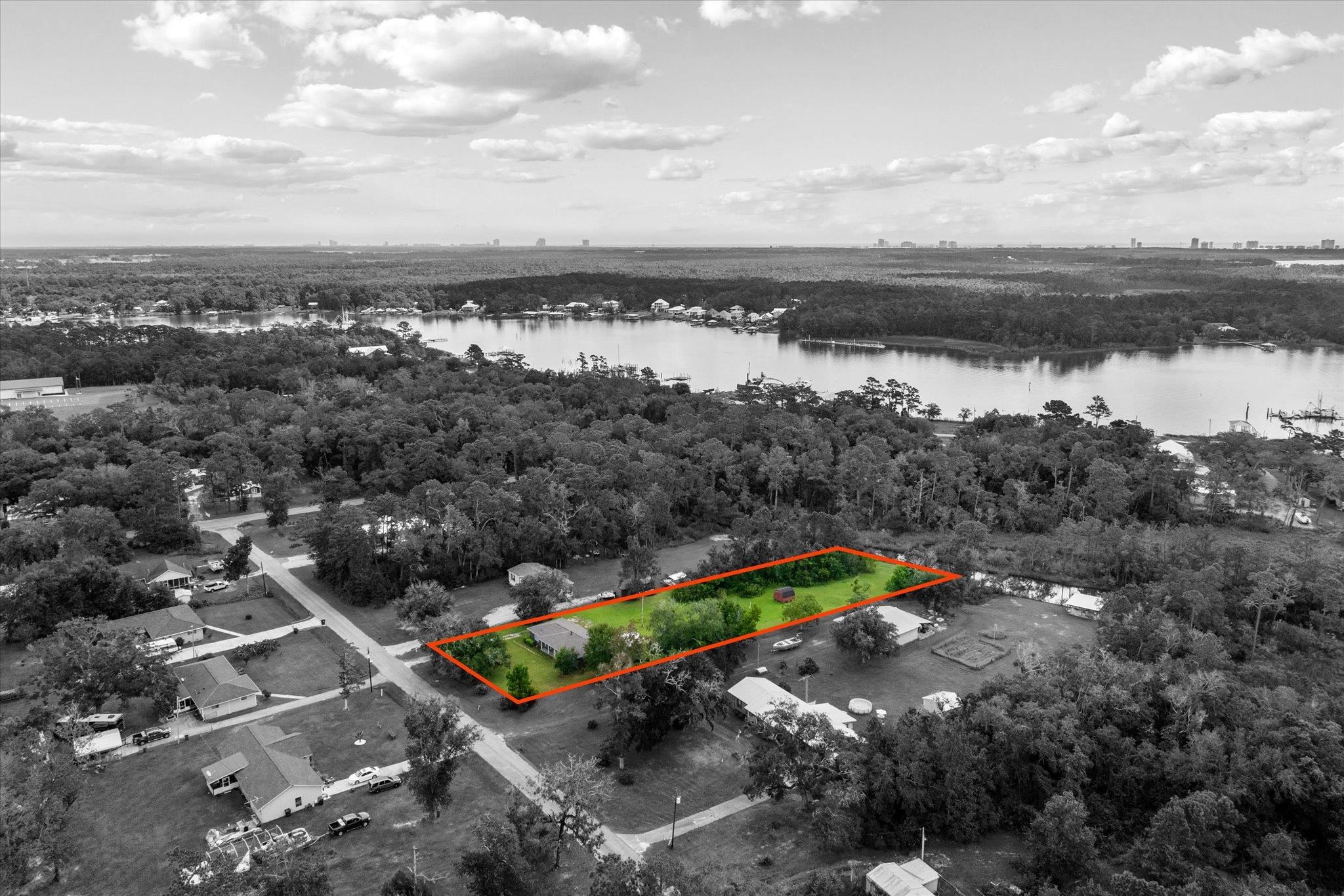 16808 Witt Road Bon Secour, AL 36511 - Photo 25 of 31 Aerial View