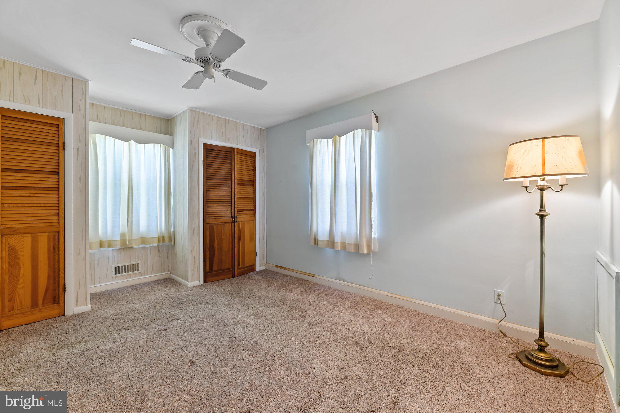 2812 5th Avenue Baltimore, MD 21234 - Photo 17 of 39 Main Level Master Bedroom -Wood floors underneath