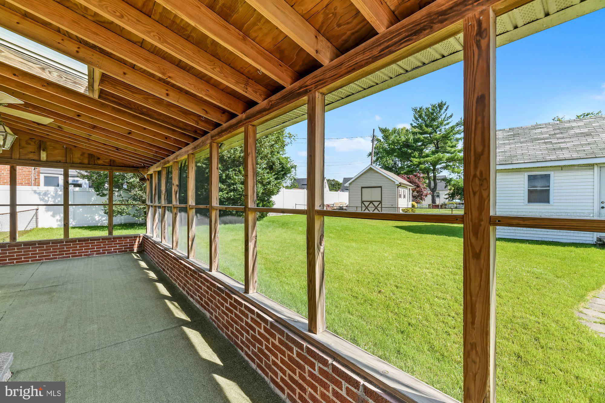 2812 5th Avenue Baltimore, MD 21234 - Photo 29 of 39 Back porch View overlooking the yard!