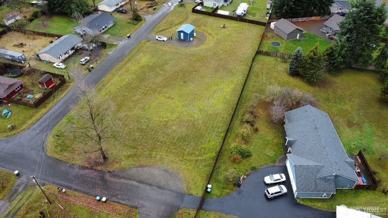 18905 Prairie Street Southwest Rochester, WA 98579 - Photo 6 of 7 an aerial view of residential houses with outdoor space