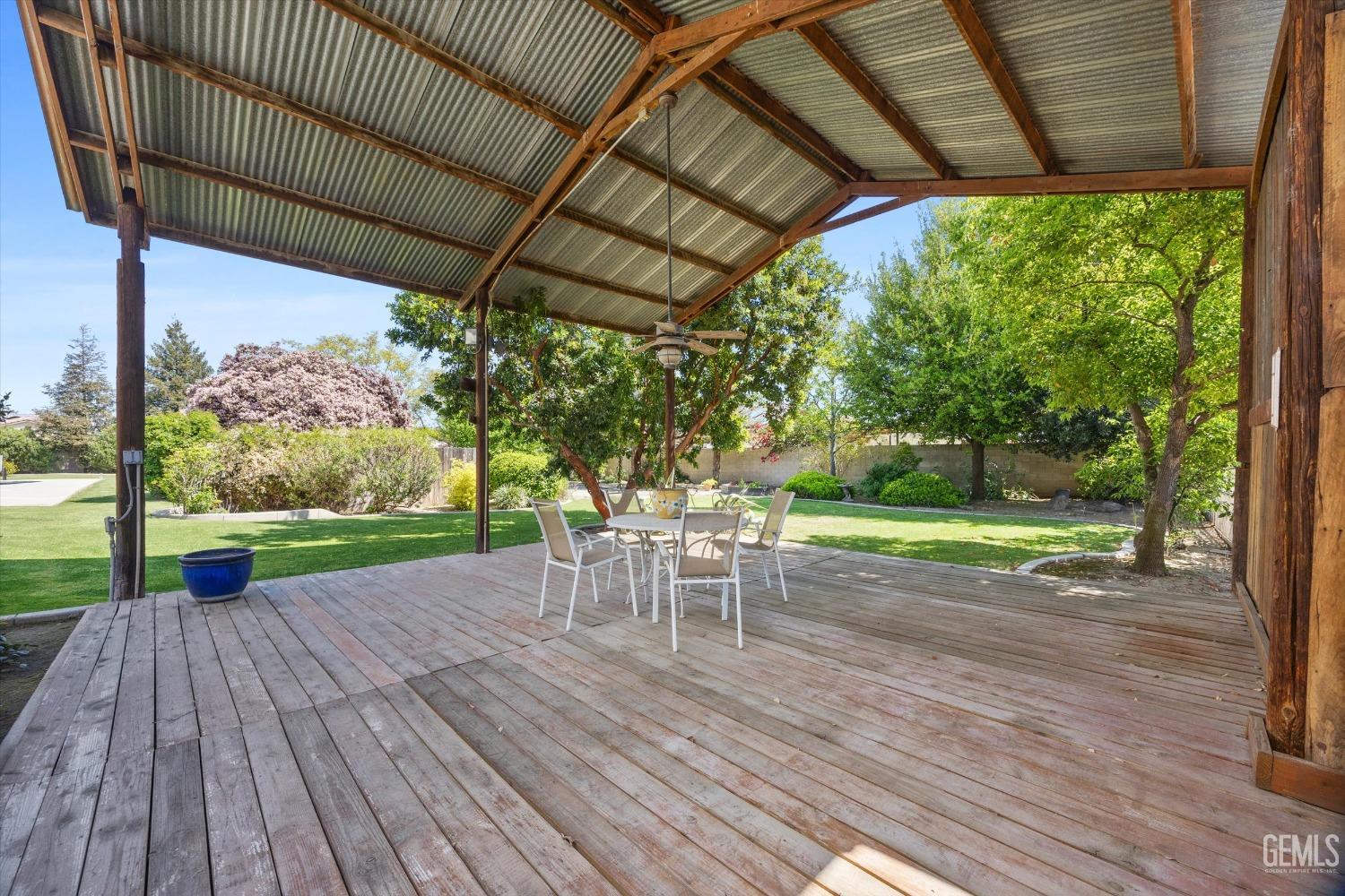 Undisclosed Address Bakersfield, CA 93313 - Photo 41 of 45 a view of a deck with wooden floor and outdoor space