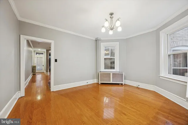 a view of livingroom with hardwood