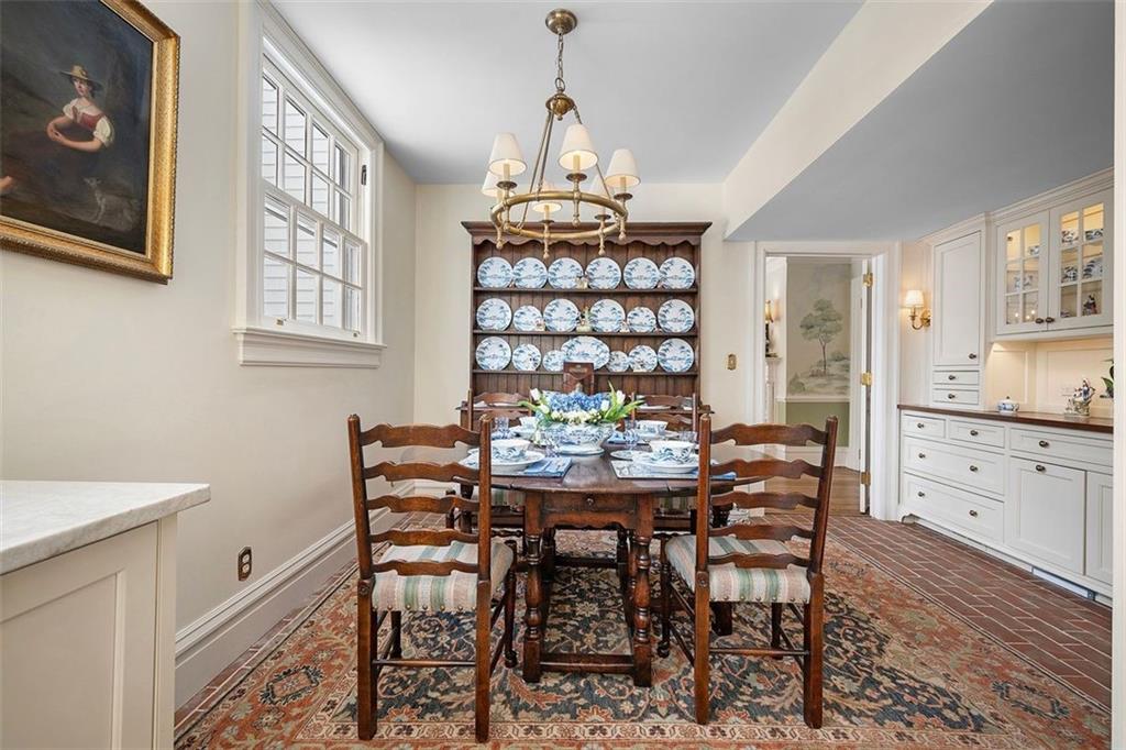 526 Scaife Road Sewickley, PA 15143 - Photo 11 of 50 a view of a dining room with furniture and chandelier