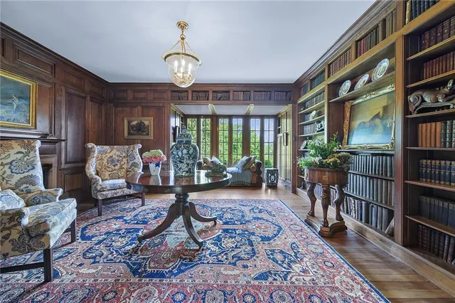 a view of a hallway view with staircase