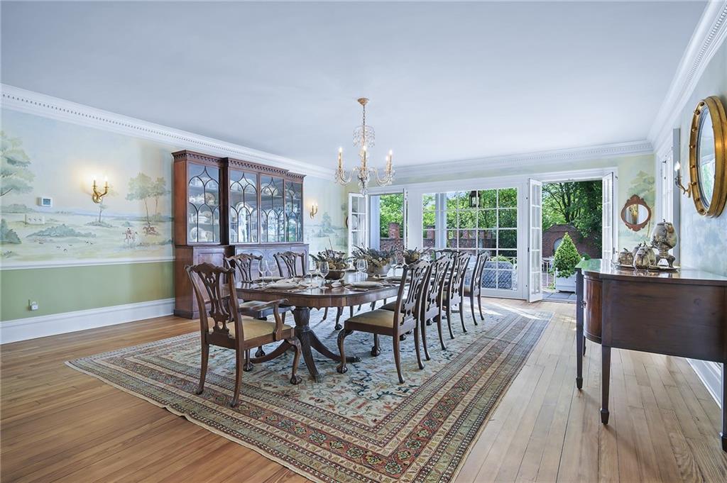 526 Scaife Road Sewickley, PA 15143 - Photo 18 of 50 a view of a dining room with furniture window and wooden floor