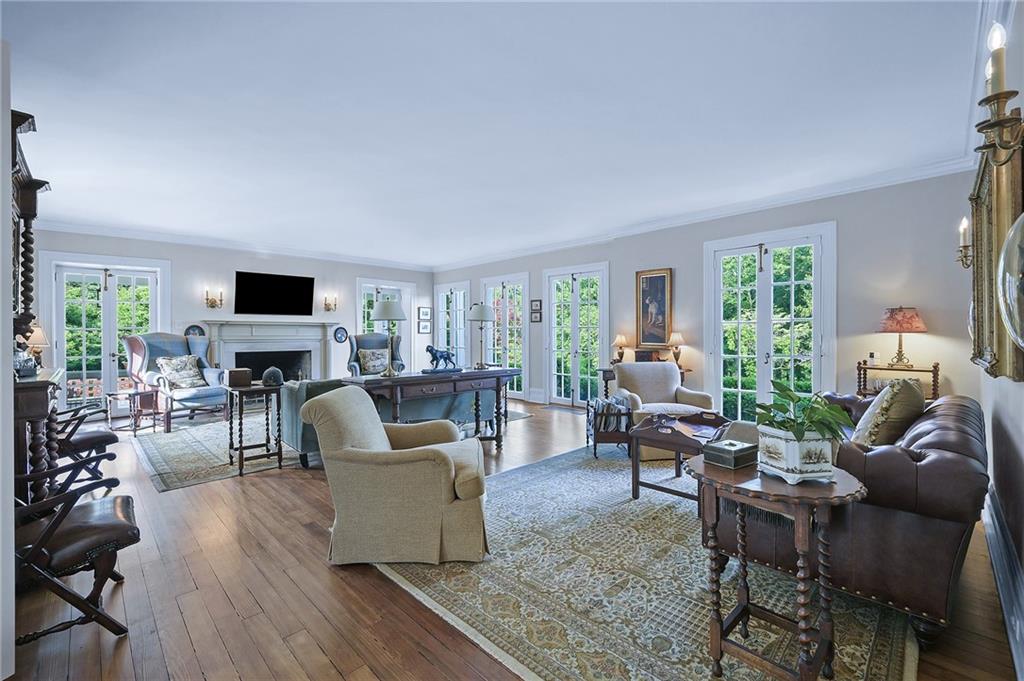 526 Scaife Road Sewickley, PA 15143 - Photo 19 of 50 a living room with furniture flat screen tv and a large window