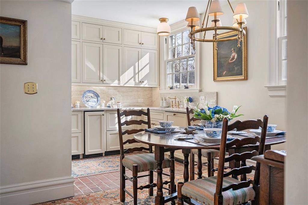 526 Scaife Road Sewickley, PA 15143 - Photo 10 of 50 a view of a dining room with furniture and a window