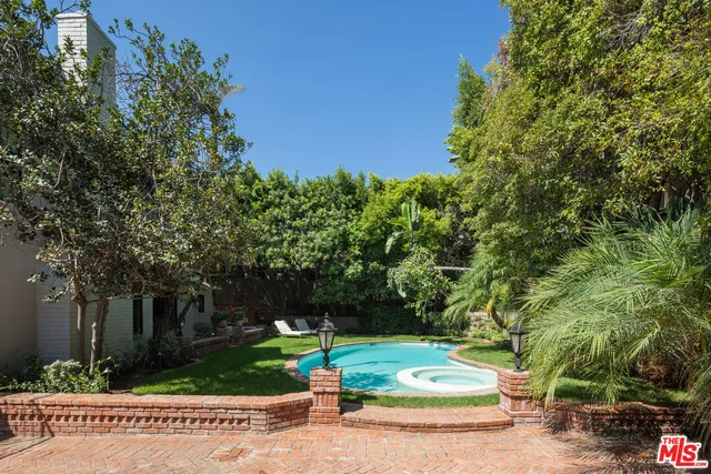 a room with furniture and a table