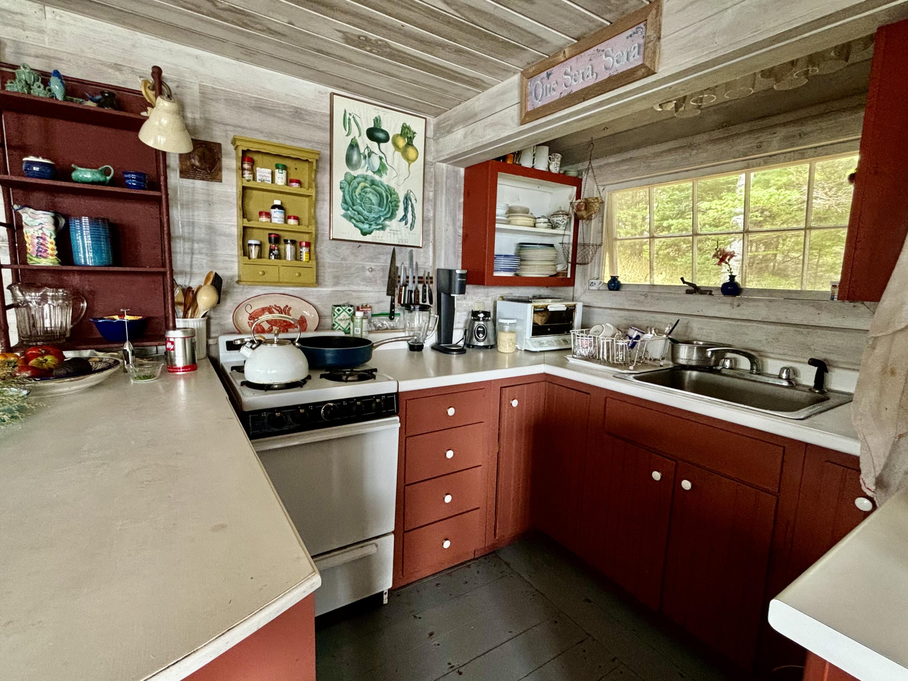 60 Ames Point Road North Haven, ME 04853 - Photo 12 of 15 Fish House kitchen area