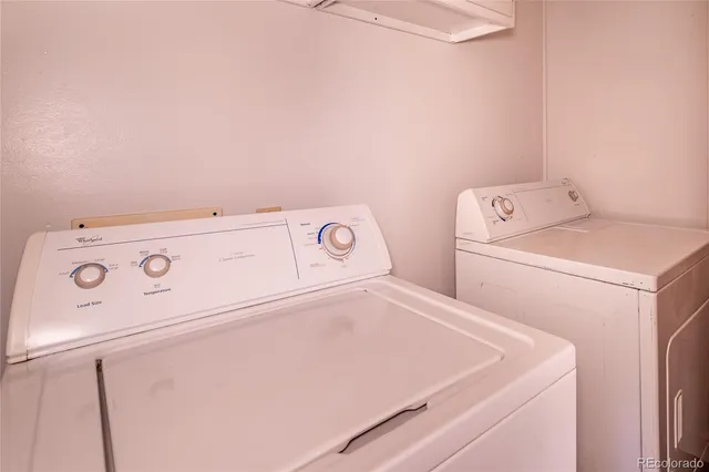 a view of a storage room