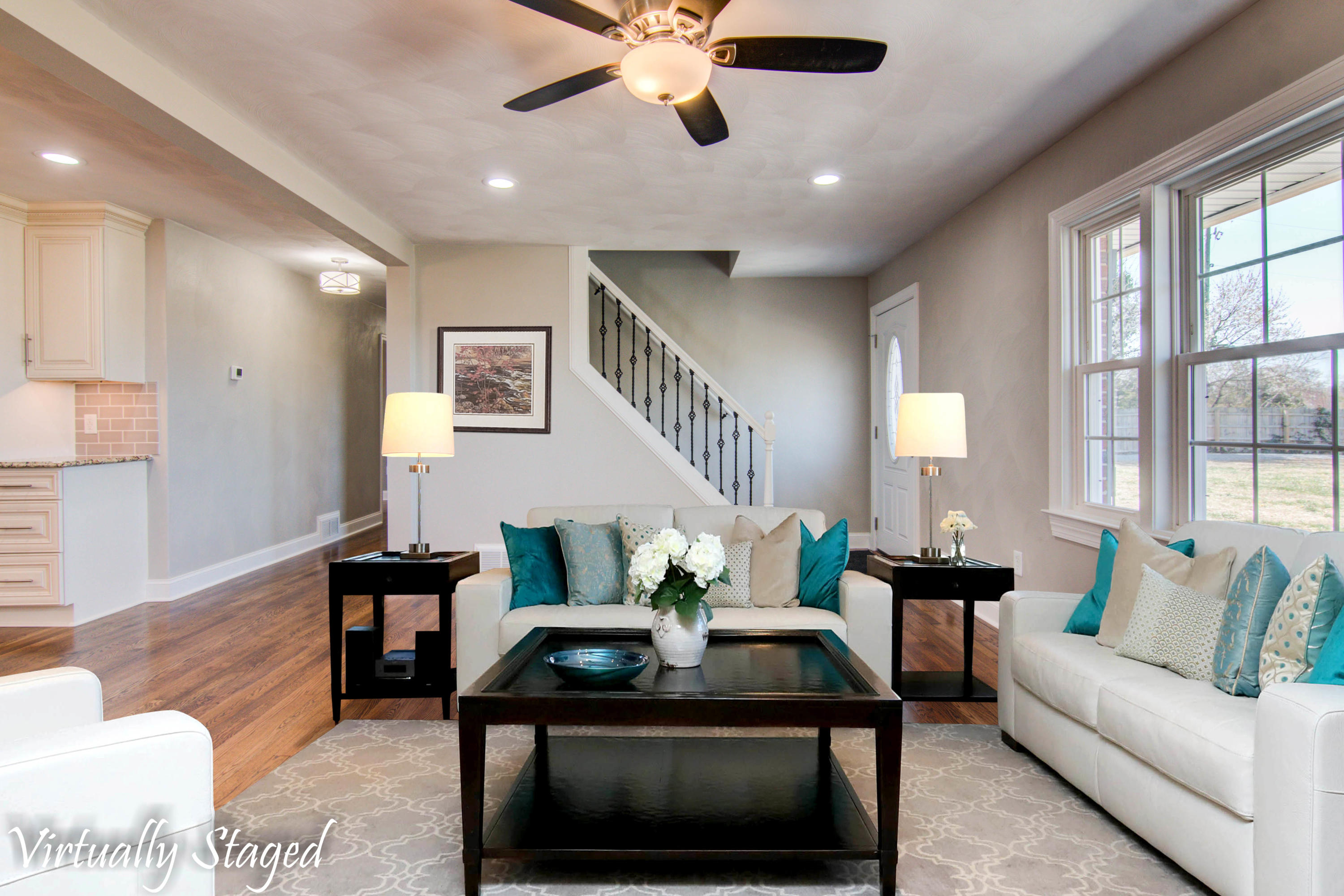 452 Lucy Wade Road Rocky Mount, VA 24151 - Photo 6 of 74 a living room with furniture and a ceiling fan