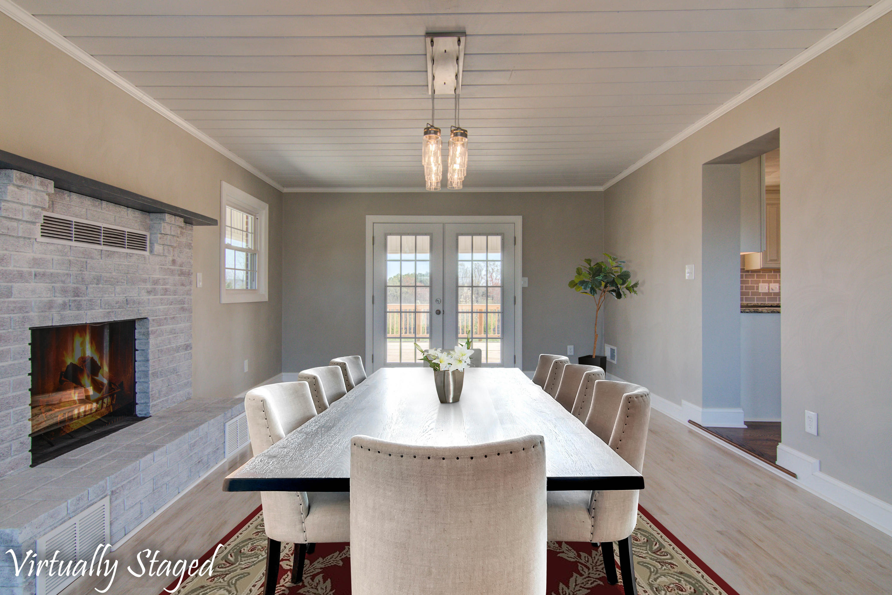 452 Lucy Wade Road Rocky Mount, VA 24151 - Photo 7 of 74 a view of a dining room with furniture window and wooden floor