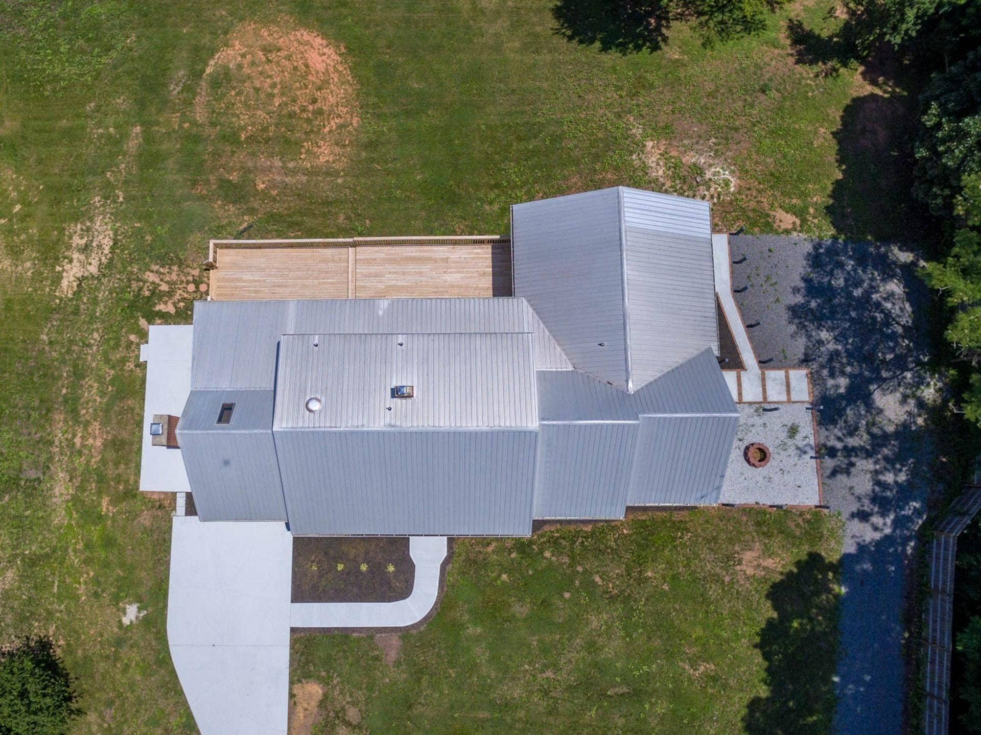 452 Lucy Wade Road Rocky Mount, VA 24151 - Photo 63 of 74 an aerial view of a house with a yard