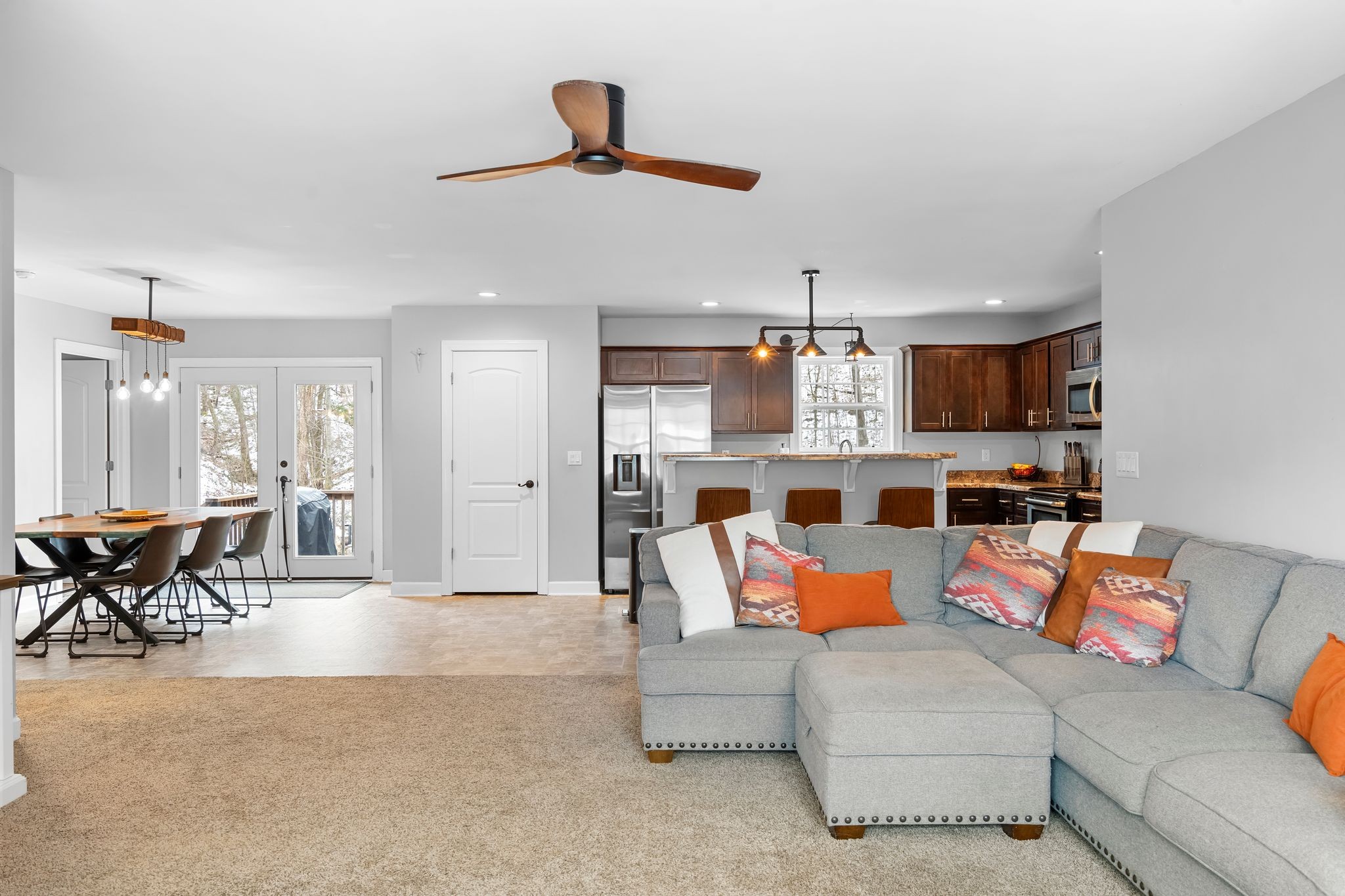 7401 Burks Hollow Road Christiana, TN 37037 - Photo 15 of 56 a living room with furniture and kitchen view